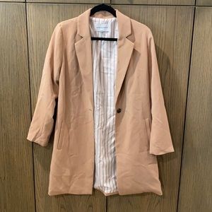 Tan long coat